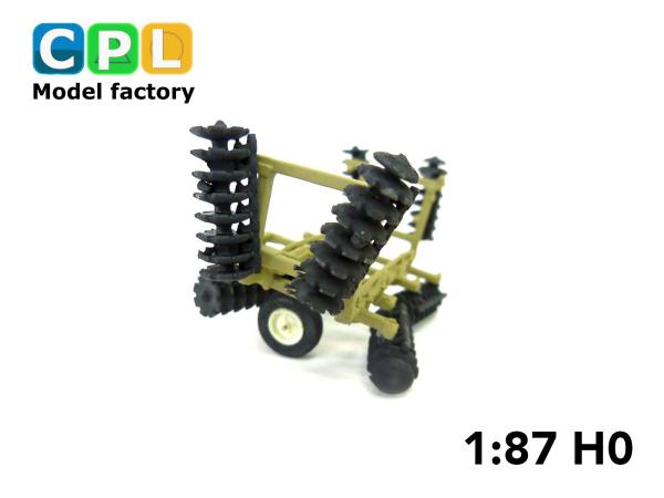 Scheibenegge BDT-7 olive Transportstellung